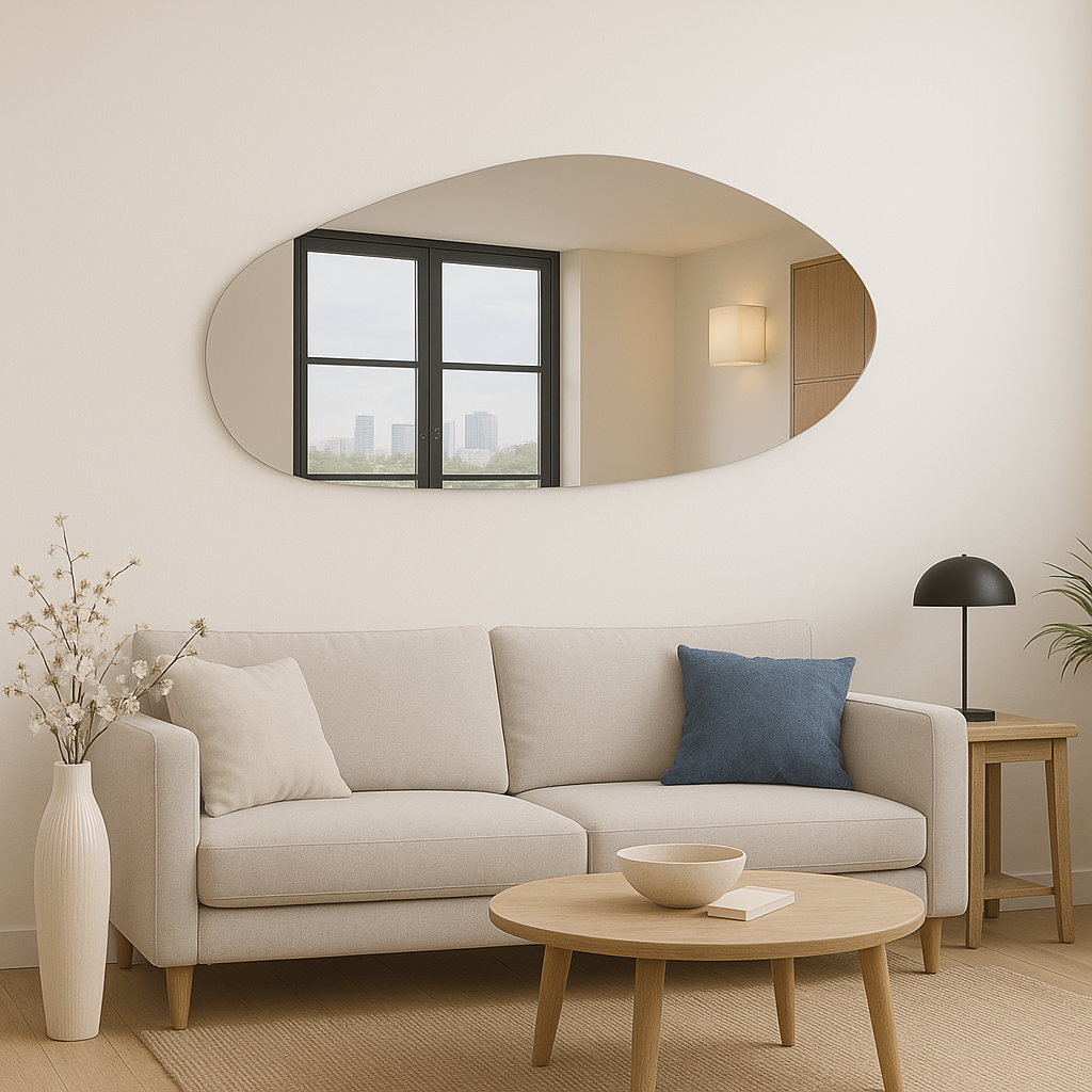 Frameless Irregular Shape Wall Mirror