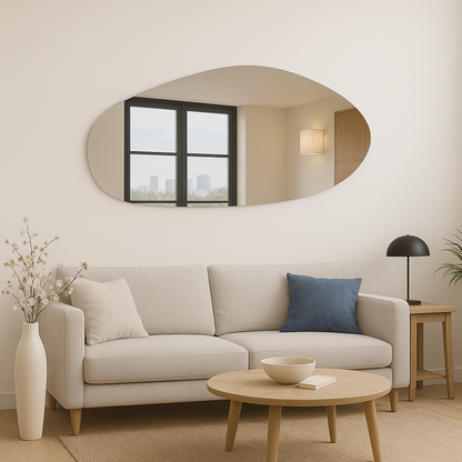 Frameless Irregular Shape Wall Mirror