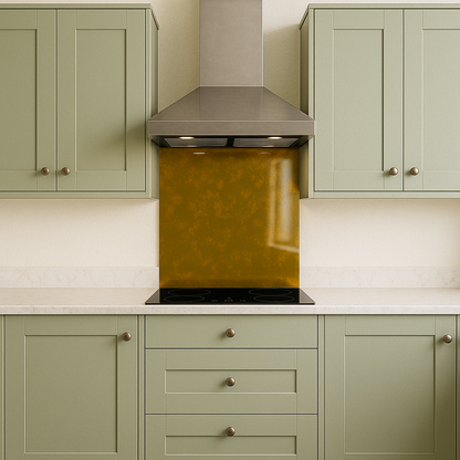 Bronze with Gold & Copper Antique Tempered Mirror Hob Splashback – Heat Resistant Kitchen Splashback (5 Sizes)