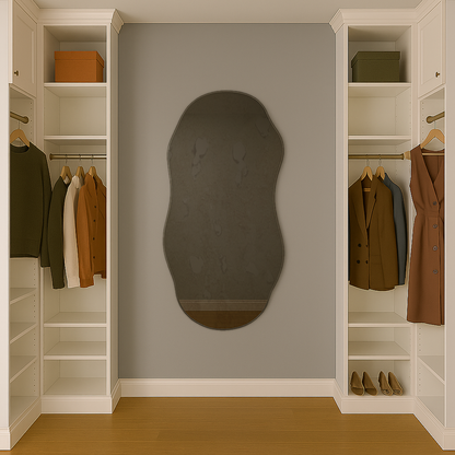 The Pond Mirror — 150cm X 60cm Sculptural Frameless Full-Length Antique Bronze Mirror