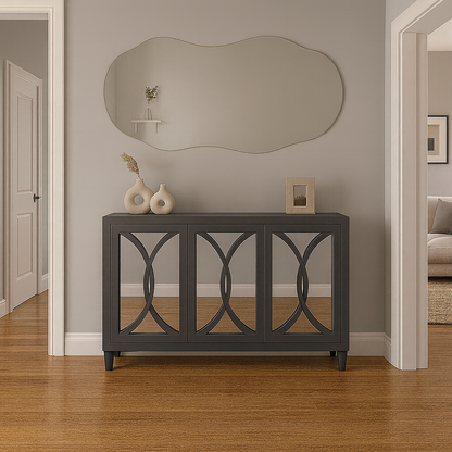 The Pond Mirror — 150cm X 60cm Sculptural Frameless Full-Length Silver Mirror