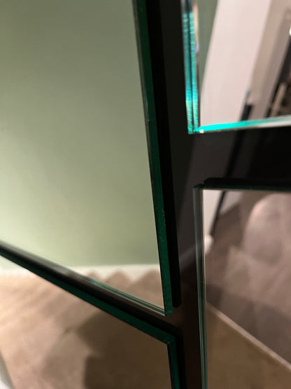 XL RIMA/ Customisable Frameless Geometric Line Mirror – 120cm x 60cm | Modern Decorative Wall Mirror