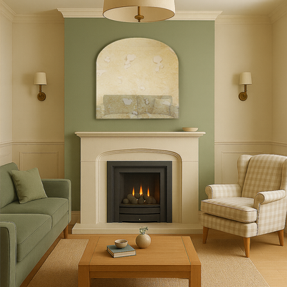 Arched Antique Silver Frameless Wall Mirror – Modern Minimalist Home Décor