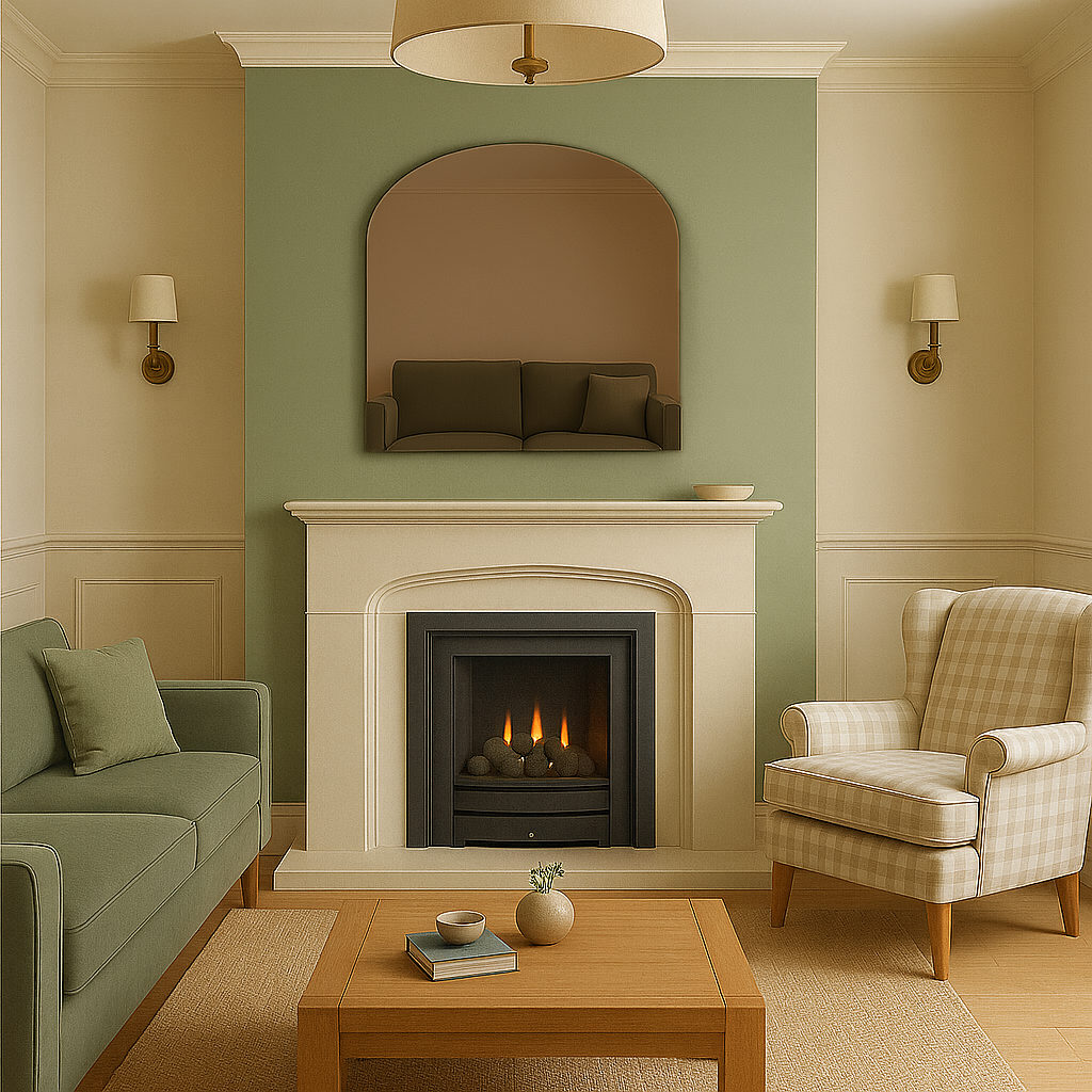 Arched Bronze Frameless Wall Mirror – Modern Minimalist Home Décor