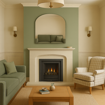 Arched Silver Frameless Wall Mirror – Modern Minimalist Home Décor